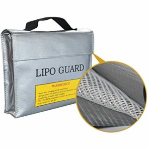 Sac LiPo ignifugé pour batteries grand format