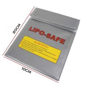 Sac anti feu pour batterie, LiPo Safe 200 x 100mm 4S